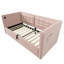 Lit de jour rembourré, base de lit de rangement hydraulique avec USB et charge de type C-1180167060