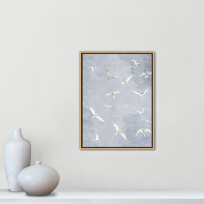 Flight Light Grey Print by Kimberly Allen
