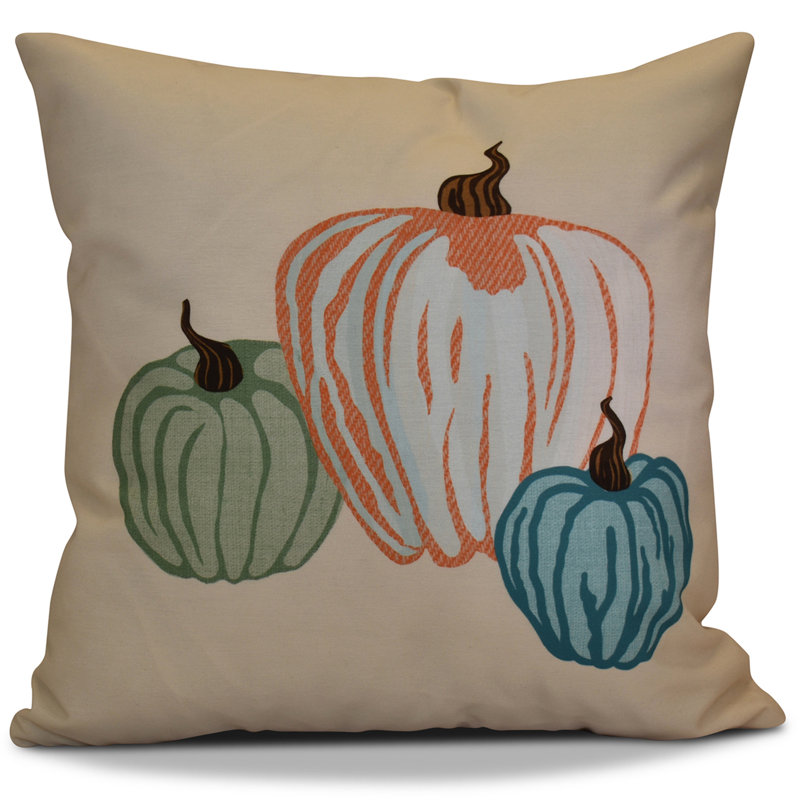 Housse de coussin d'extérieur carré, H 18 po x l 18 po x P 2 po, Crème
