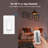 In-wall Single Pole Light Switch Remote Kit No Wi-Fi or App Needed 2-Pack