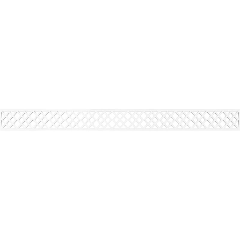 Moulure Hadley, H 4 po x l 46,38 po x P 0,38 po, PVC de qualité architecturale