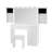 Greyden 14 Hollywood Bulbs Vanity Set with Hidden Space and Outlets-88357389