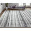 Tapis gris / ivoire / noir à rayures décontractées Surig-1151117195