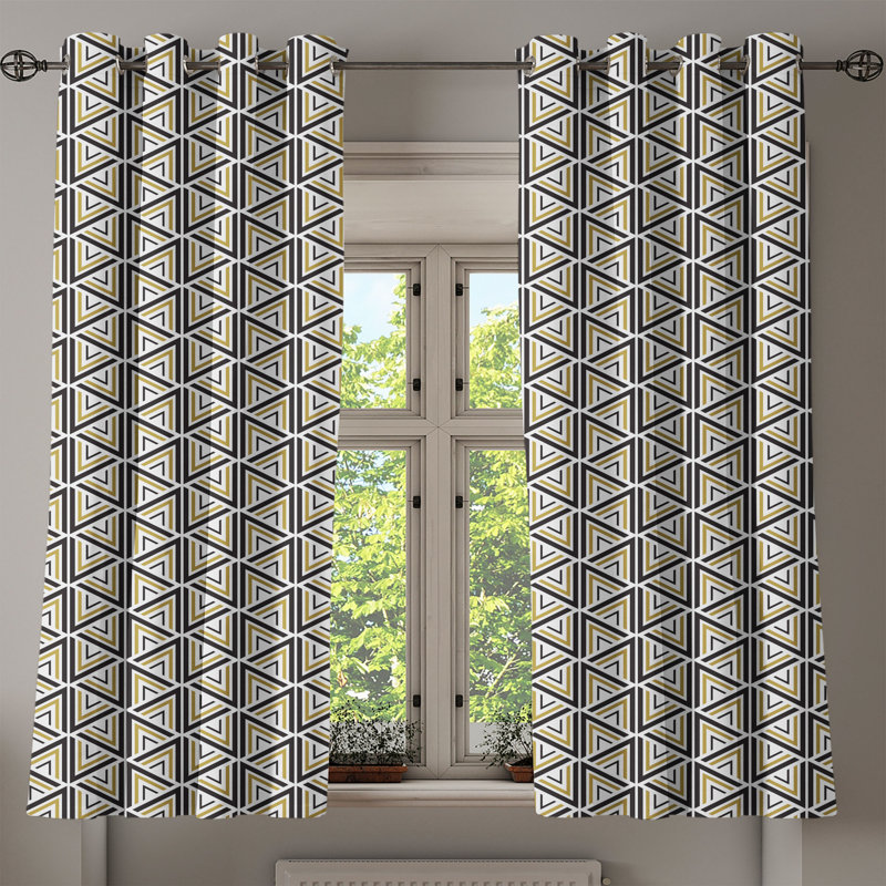 Sateen Blackout Curtains / Drapes Pair, 50" W x 63" L