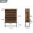 Modern Storage Cabinet With 2 Flip Drawers Suitable For Living Rooms