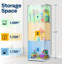Vitrine en verre 3 couches avec serrure