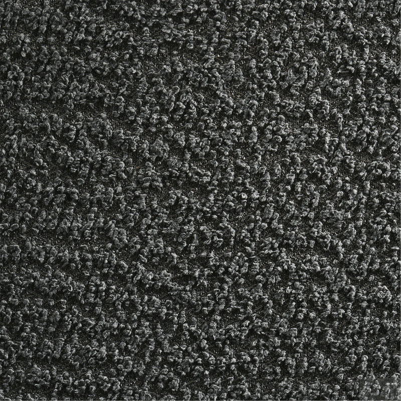 Banc d'appoint rembourré capitonné Mira, Gris anthracite