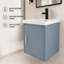 Meuble-lavabo simple flottant 16 po avec lavabo en céramique et portes à fermeture douce 16 po-863123042