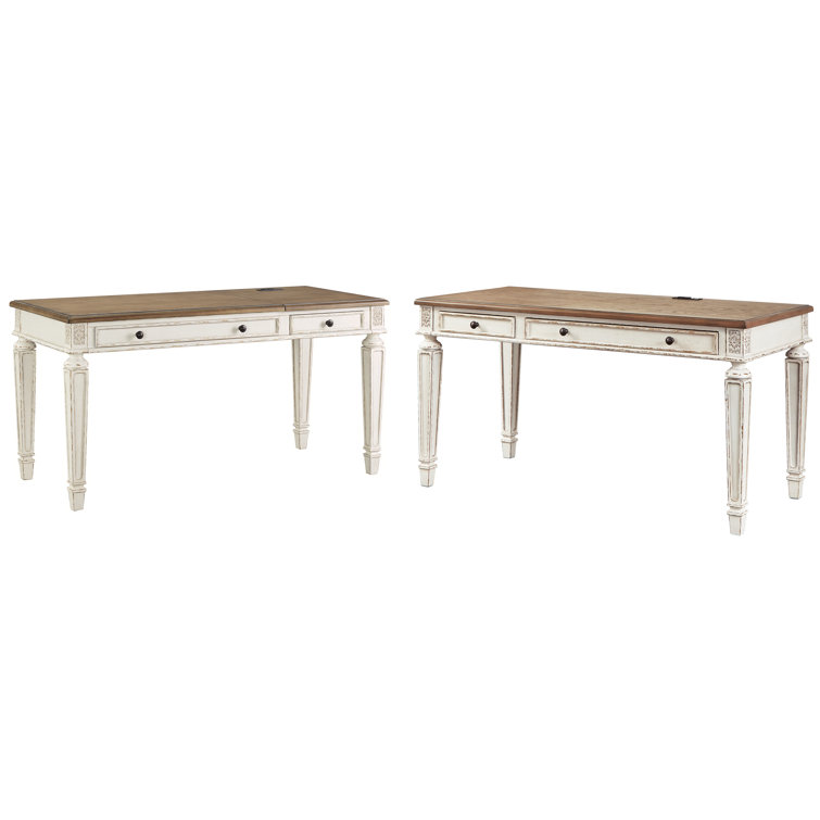 Altraud Adjustable Writing Desk with Power Outlet