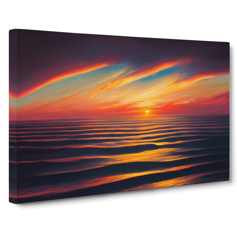 XXX-H1022-WF-8619X Sunset Seascape Vol.1 - Wrapped Canvas Print