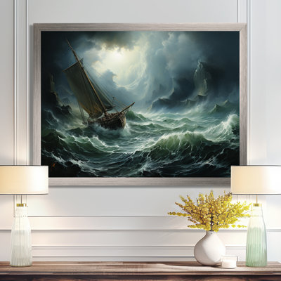 «Stormy Seas Beauty III - Storms», art mural