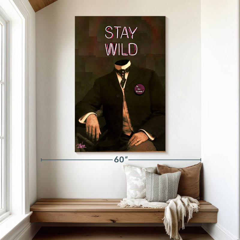 Leisha Stay Wild Portrait, 51" H x 34" W
