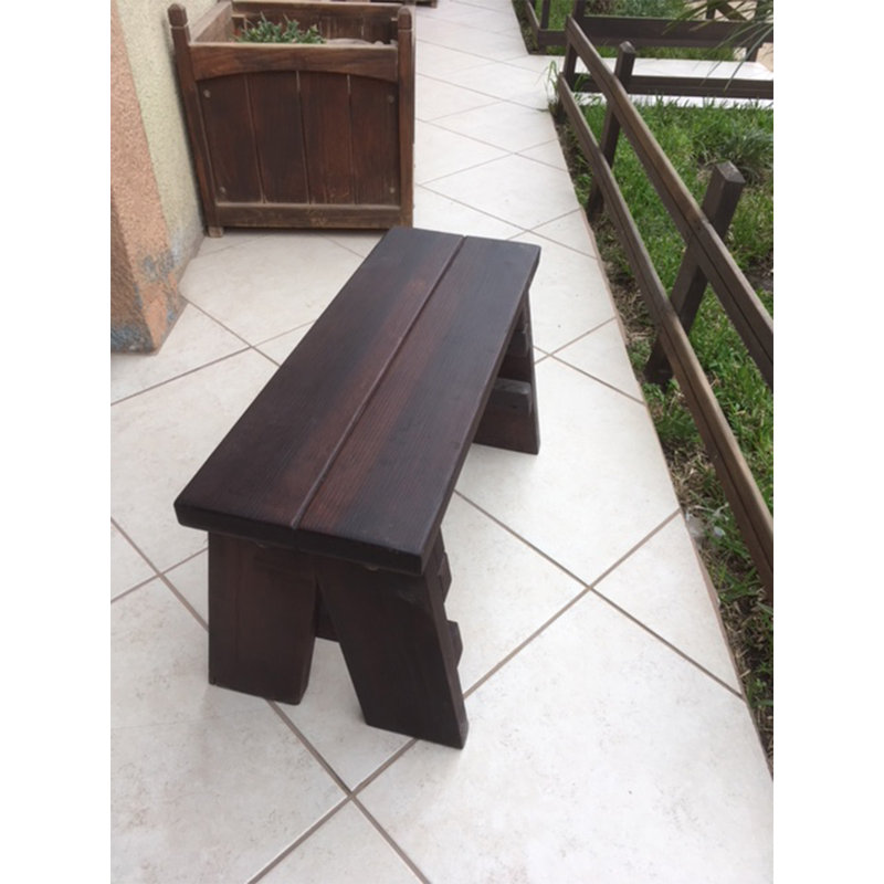 Banc de pique-nique Camilla Redwood, Brun, H 17 po x l 11 po x P 72 po