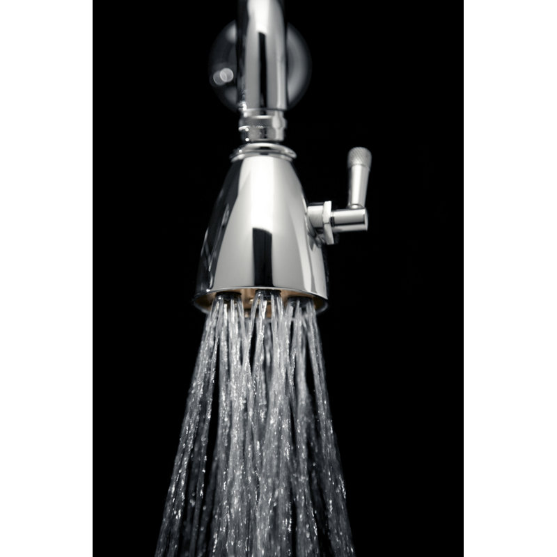 Graceline 3" Multi-Function Showerhead, Unlacquered Brass