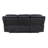 Modern 87.3" Wide Leatherette Manual Reclining Sofa，3-Seater Recliner，with Wall Hugger Design, Tab Pull Reclining and Comfortable Foam & Pocket Coil Seating-432100678