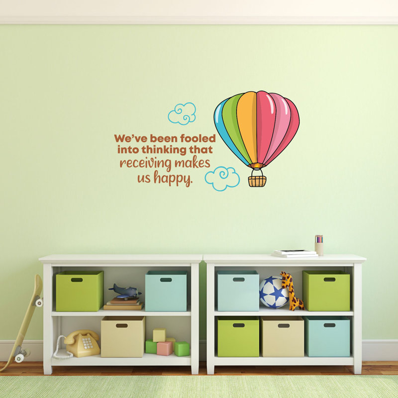 Text & Numbers Wall Decal, 15" H x 30" W x 0.05" D