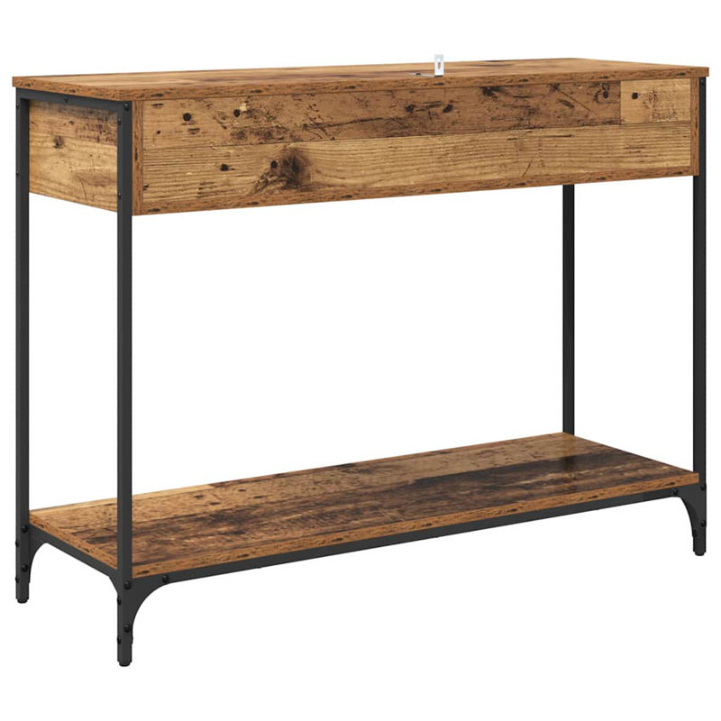 Console Table, Old Wood, 75cm H x 100cm W x 34.5cm D