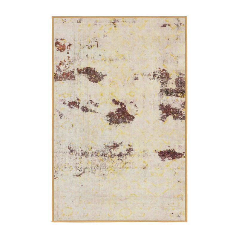 Abstract Indoor Rug, Rectangle 4' x 6'