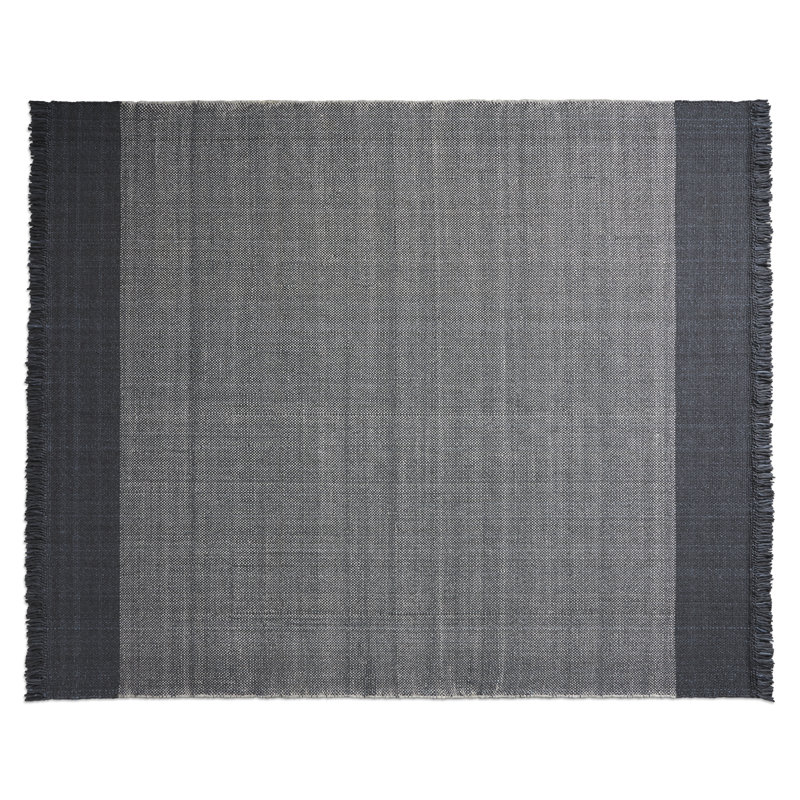 Headwind Striped Area Rug in Charcoal, Rectangle 8' x 10'
