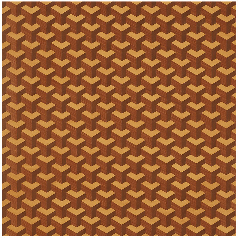 Papier peint marqueterie Angolo, Érable