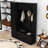 Hall Tree with 6 Cabinets, Adjustable Shelf and  Coat Hooks-205782591
