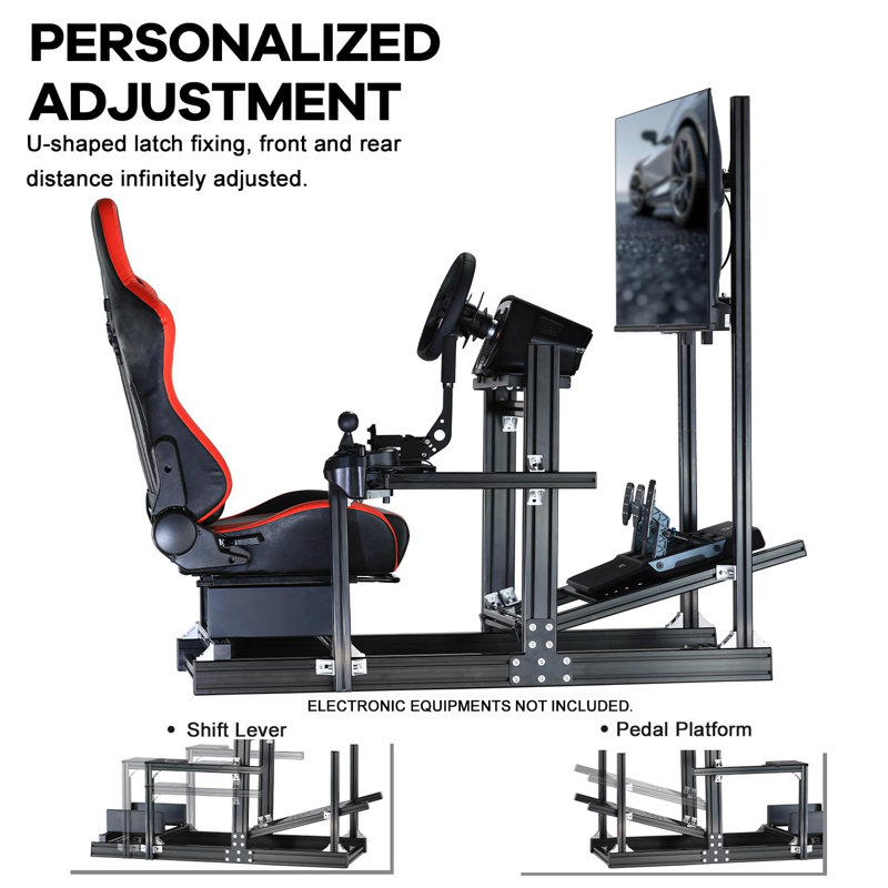 Fauteuil de jeu ergonomique en aluminium Anman