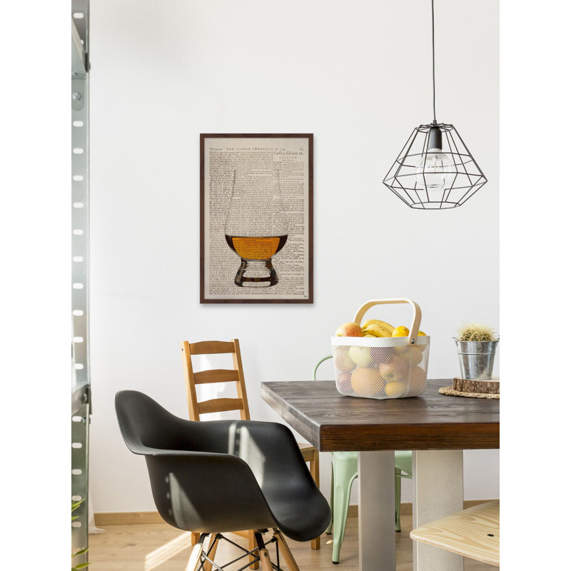 « brandy », impression encadrée, H 18 po x l 12 po x P 1,5 po