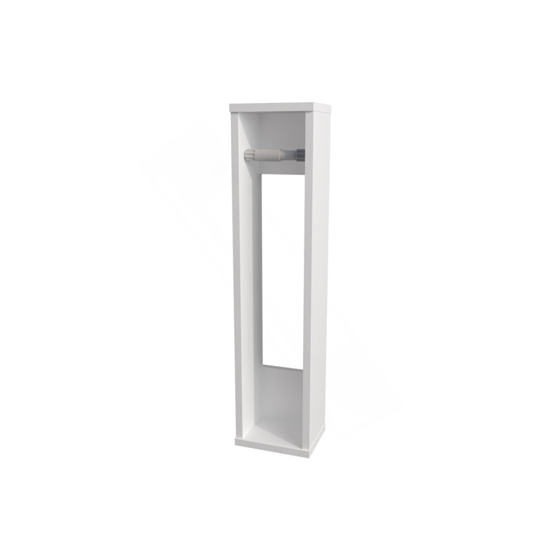 Porte-papier hygiénique Supai en mélamine, blanc, Blanc