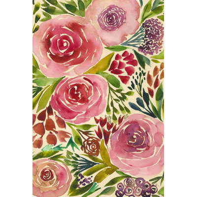 «Antique Garden II» par Cheryl Warrick - Peinture