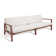 Ensemble de conversation en bois massif pour 4 personnes Nicholson