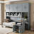 Murphy Bed With Desk, Cabinet And Bookcase-1924745821
