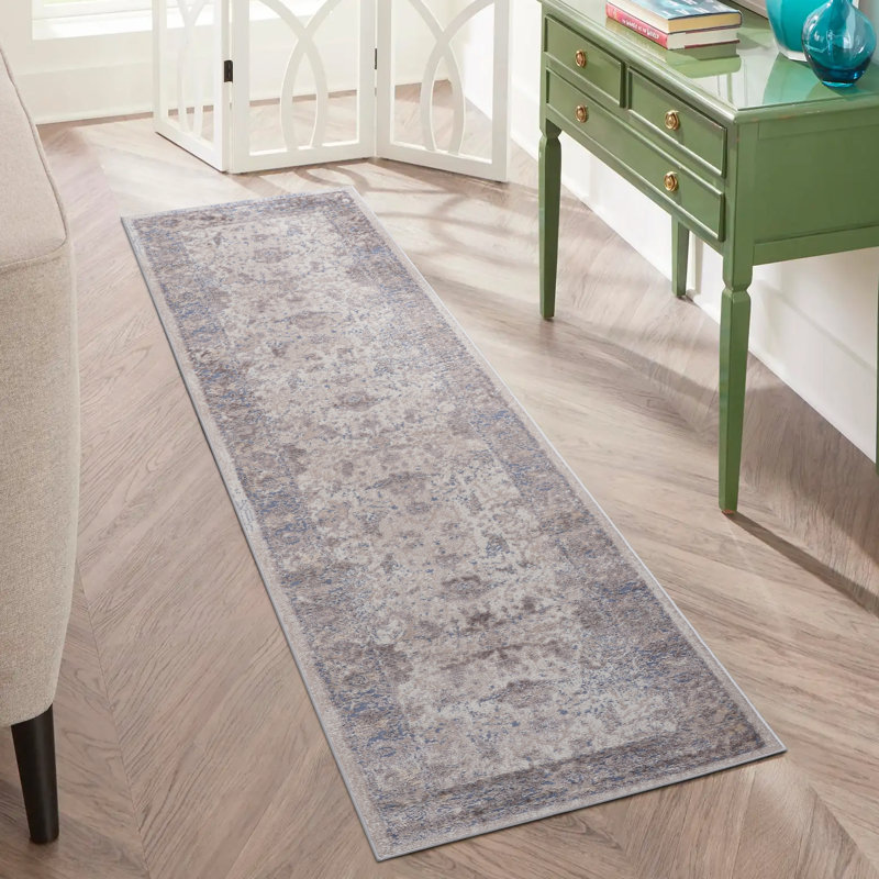 Oriental Indoor / Outdoor Rug, Runner 2'2" x 8'