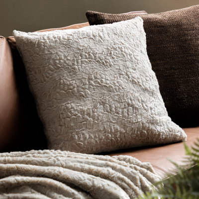 Acelyn Natural Square Throw Cushion