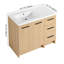 Meuble-lavabo sur pied simple 36 po avec plateau en résine à gauche et 3 tiroirs 36 po-1296461829