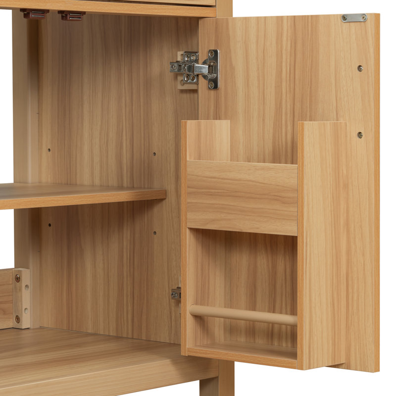 30" Bathroom Vanity with Solid Frame, Adjustable Shelf, and Modern Storage Cabinet