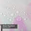 Rideau de douche rose imperméable, rideaux de douche pour la salle de bain avec 12 crochets-130011607
