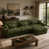 Velours vert olive sélectionné