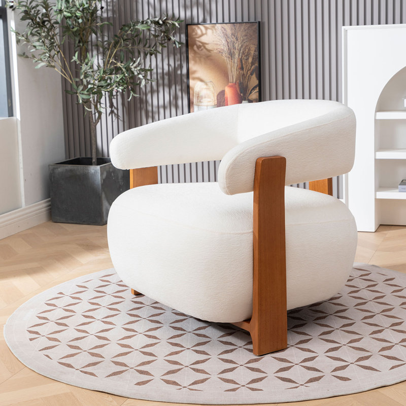 Chaise baquet Modern, Blanc
