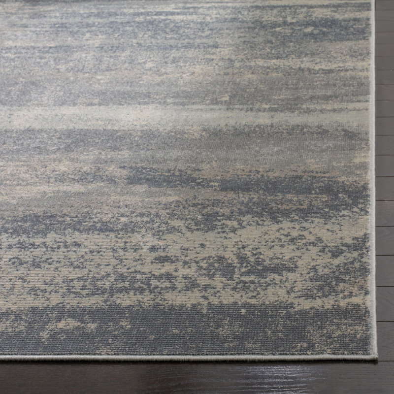 Tapis abstrait Huston Noble Performance, Rectangle 5 pi 1 po x 7 pi 6 po