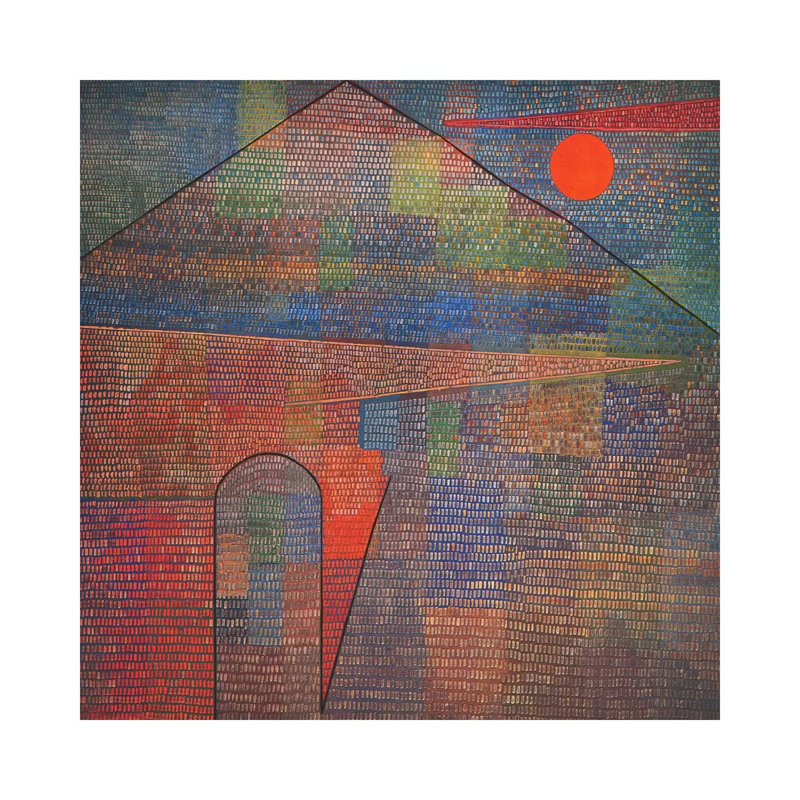 Ad Parnassum by Paul Klee - Wrapped Canvas Print, 45.72 cm H x 45.72 cm W x 1.91 cm D