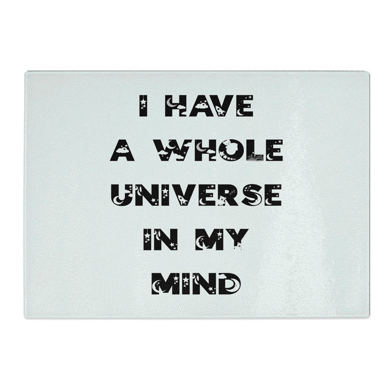 Universe in My Mind Chopping Board, 28.5cm W x 39cm L