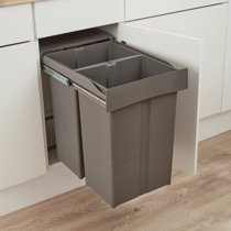 Wesco Shorty Pull-Out 30L 2-Compartment Recycler