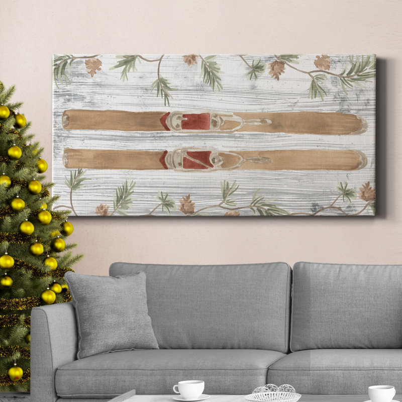 " Pinecone Lodge Collection D ", 12" H x 24" W x 1" D