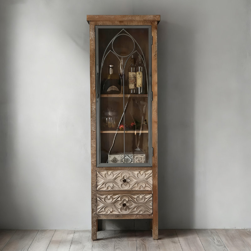 Retro Solid Wood Display Stand