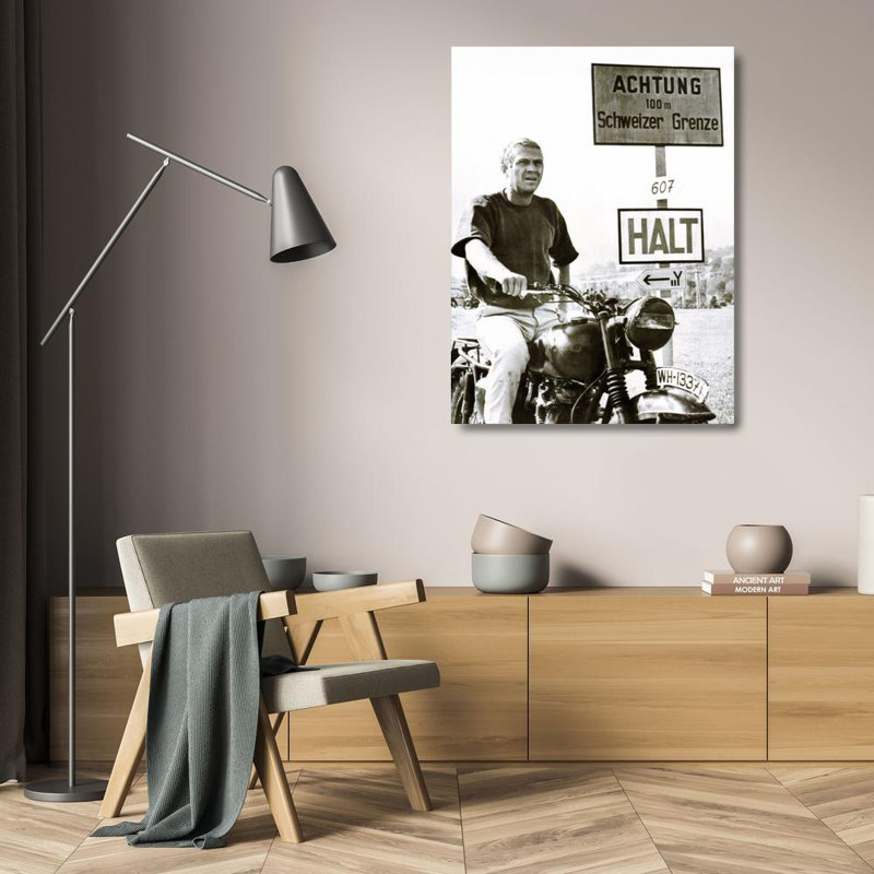 Steve Mcqueen, 24" H x 18" W