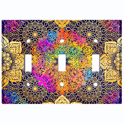 Plaque murale 3 lumières Mandala