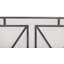 Single Panel Iron Fireplace Screen