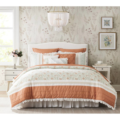 Édredon grand corail 9 pièces - coton, literie décorative, 2 taies décoratives, coussins décoratifs Euro 3, literie respirante, style élégant, absorbant