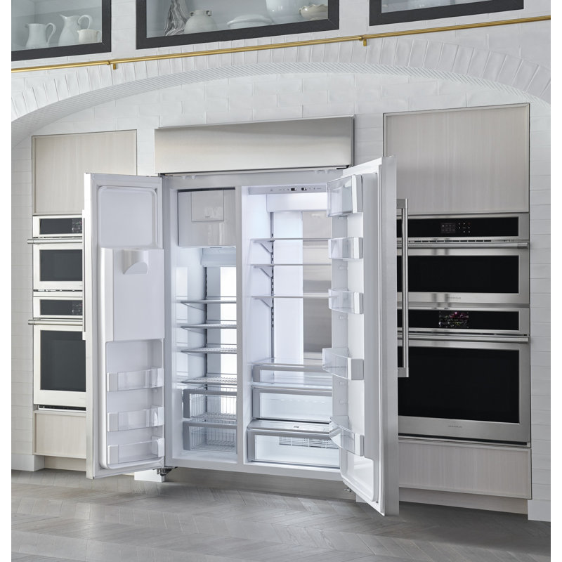 Monogram 48" Built-In Side-By-Side Refrigerator With Dispenser, Statement