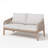 Outdoor Garden 2-person Sofa With Cushions-125995576